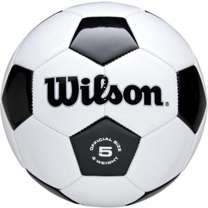 Wilson Traditional Soccer Balls (Size 5, Black/White)