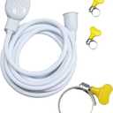 4m/13.12ft Portable Sink Hose Faucet Sprayer Sink Spray Rubber Hose Shampoo Sprayer Handheld Faucet Shower for Pets, Bathing Baby, Washing Hair, Rinsing Vegetables