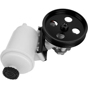 20-1013 Power Steering Pump with Pulley & Reservoir Assembly for 2009-2010 Ram 1500 V6 3.7L / V8 4.7L / V8 5.7L Power Assist Pump Replacement Part # 201013 55398903AE 55398904AD