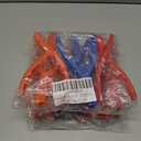 2 x 6 Pcs Crawfish Peeler, Sturdy and Practical Crayfish Shelling Device, Convenient and Smart Seafood Sheller Tool for Families and Restaurants (6, Blue/Orange/Red)