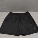 Men's Workout Shorts with Zipper Pockets 7 Inch Quick Dry Lightweight Gym Athletic Running Yoga Sweat Drawstring Shorts for Men Black M