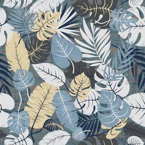 MAGAFA Vintage Tropical Palm Leaf Peel and Stick Wallpaper Easy Peel Off Wallpaper Self Adhesive Removable Stick on Wall Paper for Living Room Bedroom Renter Friendly 17.71”x118.1”