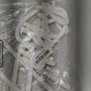 Babenest Flash White Felt Happy Birthday Sign - Reusable Strong Adhesion Banner for Backdrop, Balloon Arch Decor, Reception Party Supplies Birthday Party Baby Shower Decorations