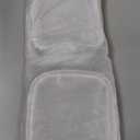 Weewooday 4 Pcs Mesh Makeup Bag Mesh Cosmetic Bag Travel Toiletry Pouch with Zipper Mini Makeup Cosmetic Purse for Daily Accessory(Small,White)