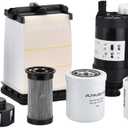 Maintenance Filter Kit for Bobcat S450 S510 S530 S550 S570 S590 S595 S630 S650 T450 T550 T590 T595 T630 T650 Replaces 7023589 7221934 7286322 6727475 6686926 7343102 6692337 7024037