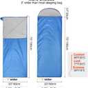 REDCAMP Ultra Lightweight Sleeping Bag for Backpacking, Hiking, Comfort for Adults Warm Weather, with Compression Sack