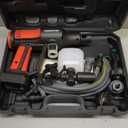 Cordless Pressure Washer with Faucet & Garden Hose Connector, 2 X 5.0AH Batteries, 2000PSI MAX Portable Pressure Washer with Brushless Motor, 4 Speed Adjustment LCD Touch Screen, 6-in-1 Nozzle (Red/Black)