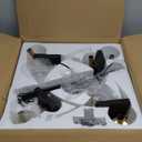 Wellmet Black Gold Wagon Wheel Chandelier, 35inch Diameter Wagon Wheel Chandelier, 8-Light Rustic Wagon Wheel Pendant Light for Living Room, Bedroom, Hallway, Entryway, Dining Room