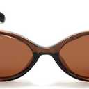 TIJN Olisa Retro Oval Sunglasses for Women Men,Polarized UV Protection Shades,Stylish Frame Sun Glasses,Trendy Sunnies
