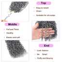 8 Inch Pre Twisted Ombre Yanky Passion Twists Crochet Hair(8 inch 8Pack grey) (Gray)