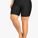 Aqua Eve Plus Size Swim Shorts Women Tummy Control Swimsuit Bottoms High Waisted Bikini Bottom, 16W
