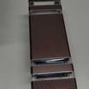 DASTOR 4 Pack Outdoor Wall Lights, Brown Exterior Lighting Fixtures Wall Mount, 2-Layer Modern Outdside Lights for House, Up and Down Outdoor Sconce Lights for Porch Patio Garage