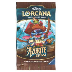 Disney Lorcana Trading Card game 12 Random Game Cards Azurite Sea 3 Pack