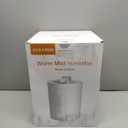 3L Stainless Steel Humidifier for Bedroom, Warm Mist Humidifiers Easy Clean, Steam Humidifier for Living Room, Whisper-Quiet and Filterless, with Sleep Mode and Timer, Auto-off Setting