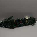 3ft Green Fiber Optic Christmas Tree,Prelit Artificial Tabletop mini Christmas Tree,Star,Butterfly and Ball Ornaments for Best Holiday Home Decorations