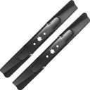 742-04308 Mower Blades Fit for Cub-Cad et Troy Bilt 42" Deck, 942-04308A Blades for Cub Cad et XT1-LT42 XT2-LX42 Riding Mower, Craftsman LT1500 42" Lawn Tractor, 2 Pack