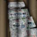 The Honest Company Comfort Dry Disposable Daytime Diapers for Sensitive Skin, Hypoallergenic, All the Alpacas + Turtle Time, Super Club Box Size 1 (8–14 lbs), 136 Count