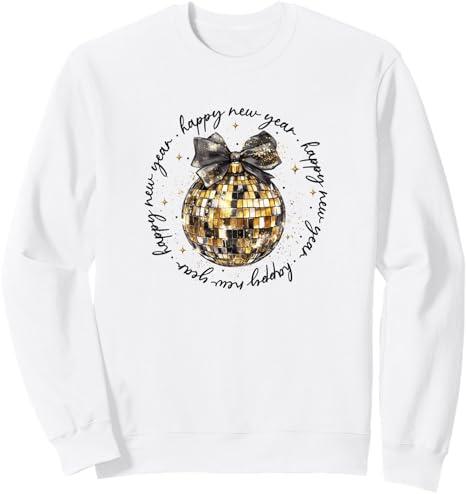 NYE Disco Ball Sweatshirt 2 XL