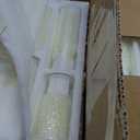 Homjoy 36 PCS Ivory White Pillar Candles with Glass Candle Holders Clear Hurricane Candle Holders Glass Cylinder Vases for Centerpieces Wedding Party, Event, Home Office (18 Candles+18 Candle Hoders)