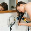Indoor Sink Hose Attachment for Faucet - (50FT) Faucet Hose with 10 Adapters for Kitchen Sink Bathroom Sink Faucet, Watering Houseplants, Washing Pets, Household Cleaning, Car Washing