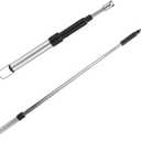 Long Lighter, Retractable Electric Lighters, Lgnition Port Can be Rotated 360, Rechargeable via USB, lighters Suitable for Lighting Candles, barbecues, fireplaces, fire pits, etc (Silver)