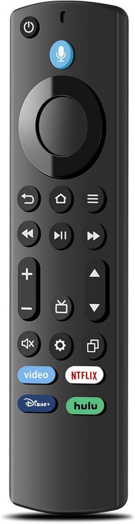 Replacement Voice TV Remote for Amazon Fire Stick (4K, 4K Max, HD, Lite), TV Cube, for Insignia, Toshiba Smart TVs