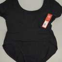 Capezio Women's Classic Short Sleeve Leotard (Large, Black)