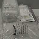 4 Pack Acrylic Storage Drawers, Clear Stackable Storage Drawers, Acrylic Organizers Drawers for Under Sink, Pantry, Bathroom, AcrylicStorage Containers for Makeup Organizers Cosmetic Display, Medium