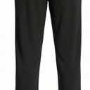 Women's Joggers Pants with Zipper Pockets, Lightweight Elastic Waist Sweatpants Straight Leg Workout Sports Pants (Black)