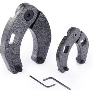 Orion Motor Tech Gland Nut Spanner Wrench Kit for 1" to 6" Gland Nuts, 1266 & 7463 Hydraulic Cylinder Wrench Set, 4pc Large & Small Wrench Set with 1/2" & 3/4" Drive for Hydraulic Cylinders Repairs