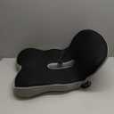 Watshyon Ergonomic Memory Foam Reenly Back and Seat Cushion & Non-Slip Base with Adjustable Straps for Office Seat Cushion and Car Cushion,Removable Washable Cover- Breathable Mesh