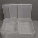 Pizza Dough Proofing Box, Pack of 3 Stackable Proofing Container with Lids, Fits 4-6 Pizza Balls(14.3x9.7 Inches), Professional Dough Box for Firdge, Kitchen, Picnic (Large)