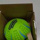 Spiky Interactive Dog Toys Ball, Shaking with Gibbering Sound, for Training, Teeth Cleaning & Herding, Wave, L, 3.94 in (10 cm)