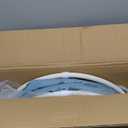 Portable Bathtub, Foldable Bathtub No Installation, Freestanding Shower Bathtubs with Cushion, Collapsible SPA Soaking Bath Tub, Hot & Ice Bath Tub for Indoor Outdoor (Light Blue Gray)