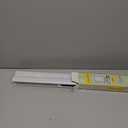 Cordless Light Filtering Mini Blind - 23 Inch Width, 42 Inch Length, 1" Slat Size - Pearl White - Cordless GII Morningstar Horizontal Windows Blinds for Interior by Achim Home Decor