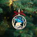 HEXMOZ Bear Ornaments for Christmas Tree - Bear Gifts for Women, Men, Bears Lovers - Bears Christmas Ornament, Animal Gift Ideas - Night Themed Xmas Ornaments Decoration 2025