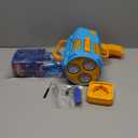 Upgraded Bubble Gun No Dip, Bubble Machine Gun with Light Music, 9000+ Bubbles Per Min Bubbles for Kids and Toddlers Toys, Birthday for Kids-Blue