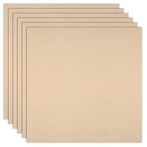 24" x 24" Carpet Tiles Peel and Stick, Non-Slip Squares Carpet Floor Tile, Easy DIY Install, Self Adhesive Carpet Squares for Kitchen Bedrooms Indoor Outdoor (Khaki)