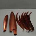 Enlarge Thickened Wind Resistant Metal Agave Garden Art Metal Plant Country Garden Sculpture Statue Outdoor Decoration Agave Metal Plant Courtyard Garden Lawn Ornament Gift (1, 12 Leaves Red)