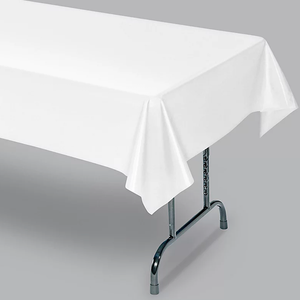 White Tablecloth 60"x80" Inch