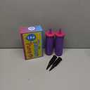 Balloon Pump Hand Held, Inflator Air Pump for Balloons - 2Way Dual Action, 2Pack: Friends can Help - Easy to Use, 100%  - Sturdy Ballon Inflator Pump