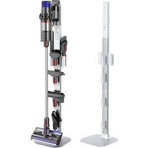Vacuum Stand Compatible for Dyson V15 V12 V11 V10 V8 V7 V6, Bracket Made of Aviation Aluminum Alloy Material Compatible with All Handheld Cordless Vacuum Cleaners, with A Hidden Power Cord Design