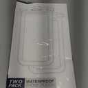 Hiearcool Universal Waterproof Phone Pouch,Underwater Dry Bag for iPhone 17 16 15 14 13 Pro Max XS Plus up to 8.3",IPX8 Cell Phone Case for Cruise Travel Essentials-Black&Clear-2Pack