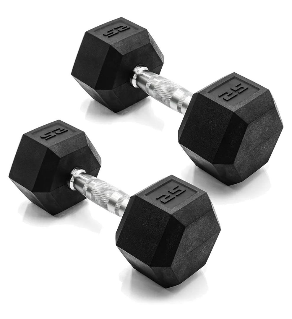 25 Lbs CAP Barbell Coated Dumbbell Weight