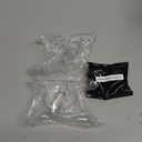 ANDGOO 4 Pack No Drill Curtain Rod Brackets, Adhesive Curtain Rod Holders, Curtain Rod Hooks for 0.5'' to 1.2'' Rods, Renter Friendly Curtain Rod Hangers for Bedroom, Bathroom, Living Room, Apartment (Transparent)