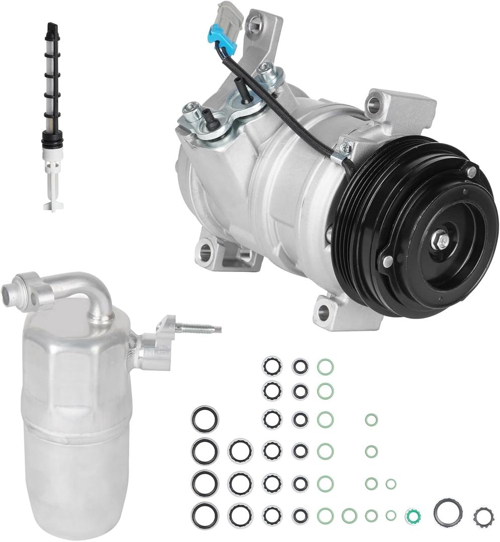Air Conditioning Compressor & AC Repair Kits for GMC Sierra & Chevy Silverado 1500 2500 3500 HD 2002-2006, for Cadillac Escalade EXT 02-06, for Hummer H2 03-09, for Tahoe Avalanche Express 3500