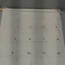 Fabric Advent Calendar with 24 Numbered Pockets, 67 x 42 cm, White Hanging Wall Calendar to Fill Yourself For Christmas Ornaments