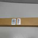 LazBlinds No Drill Blinds for Indoor Windows, Blackout Roller Shades, Cordless Window Blackout Blinds, Thermal Insulated Fabric UV Protection for Home and Office, 34" W x 72" H, White