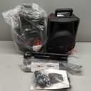 QFX PBX-800TWS 8-Inch TWS Bluetooth Stereo PA System with 2 8" Speakers, 2 Microphones, 2 Stands, and a Remote Control