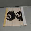 Xmsaitar 8 Ball Lucky Me You Us Poster Hanger Frame Wall Decor, Preppy Trendy Prints for Wall Hanging Decor Art,Retro Black and White Pictures Banner for Dorm Apartment Playroom Girly Room Bar 12x16in
